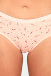 Red Rose Medium Rise Full Coverage Hipster Panty (Pack of 3) - Multicolor — thumbnail 9