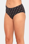 Red Rose Medium Rise Full Coverage Hipster Panty (Pack of 3) - Multicolor — thumbnail 3