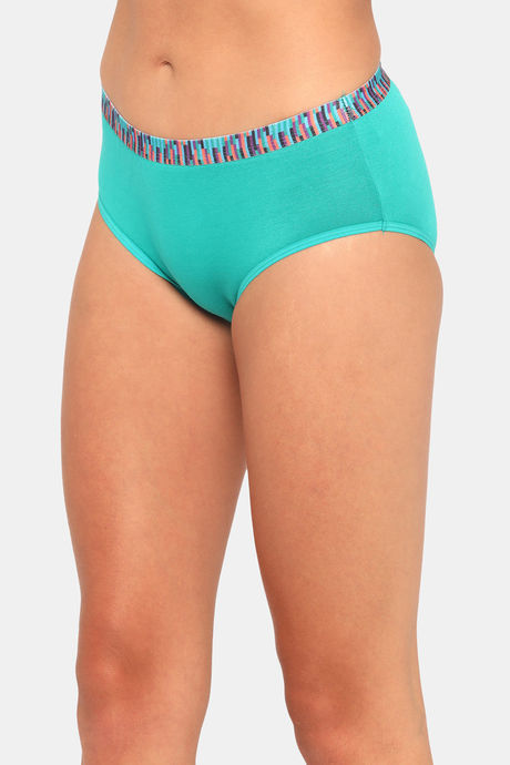 Red Rose Medium Rise Full Coverage Hipster Panty (Pack of 3) - Multicolor — image 3