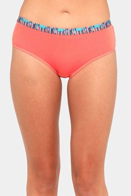 Red Rose Medium Rise Full Coverage Hipster Panty (Pack of 3) - Multicolor — image 6