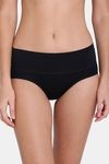 Red Rose High Rise Full Coverage Hipster Panty - Black — thumbnail 1