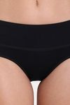 Red Rose High Rise Full Coverage Hipster Panty - Black — thumbnail 6