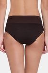 Red Rose High Rise Full Coverage Hipster Panty - Coffee — thumbnail 2
