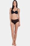 Red Rose High Rise Full Coverage Hipster Panty - Coffee — thumbnail 3