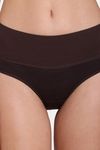 Red Rose High Rise Full Coverage Hipster Panty - Coffee — thumbnail 6
