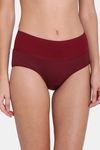 Red Rose High Rise Full Coverage Hipster Panty - Maroon — thumbnail 5