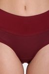 Red Rose High Rise Full Coverage Hipster Panty - Maroon — thumbnail 6