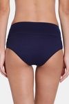 Red Rose High Rise Full Coverage Hipster Panty - Navy — thumbnail 2