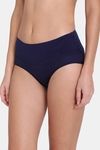 Red Rose High Rise Full Coverage Hipster Panty - Navy — thumbnail 4