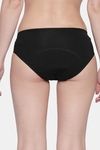 Red Rose Medium Rise Full Coverage Hipster Panty - Black — thumbnail 2