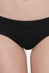 Red Rose Medium Rise Full Coverage Hipster Panty - Black — thumbnail 5