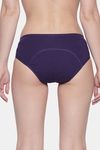 Red Rose Medium Rise Full Coverage Hipster Panty - Purple — thumbnail 2