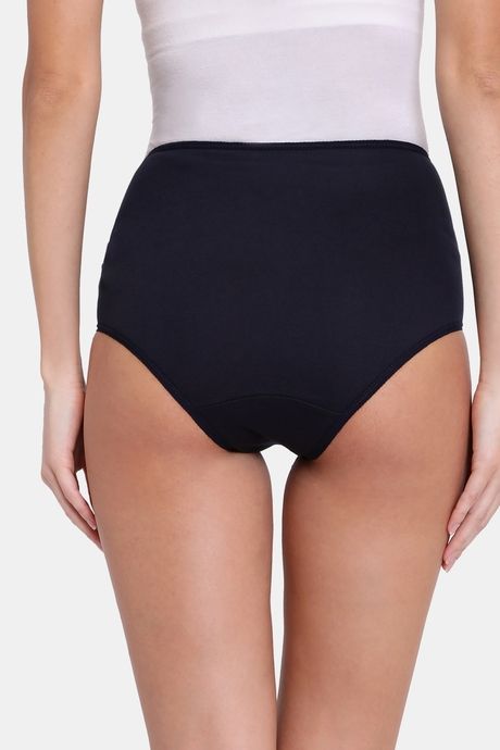 Red Rose High Rise Breathable Full Coverage Pregnancy Panty -Blue — image 2
