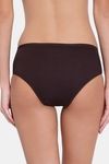 Red Rose Medium Rise Full Coverage Hipster Panty - Coffee — thumbnail 2