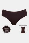 Red Rose Medium Rise Full Coverage Hipster Panty - Coffee — thumbnail 8
