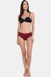 Red Rose Medium Rise Full Coverage Hipster Panty - Maroon — thumbnail 3