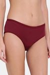 Red Rose Medium Rise Full Coverage Hipster Panty - Maroon — thumbnail 5