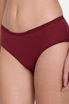 Red Rose Medium Rise Full Coverage Hipster Panty - Maroon — thumbnail 7