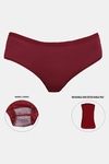 Red Rose Medium Rise Full Coverage Hipster Panty - Maroon — thumbnail 8