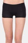 Red Rose Low Rise Full Coverage Boyshort - Black — thumbnail 1