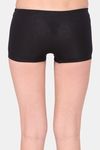 Red Rose Low Rise Full Coverage Boyshort - Black — thumbnail 2