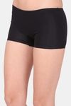 Red Rose Low Rise Full Coverage Boyshort - Black — thumbnail 3