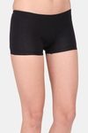 Red Rose Low Rise Full Coverage Boyshort - Black — thumbnail 4