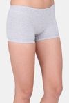 Red Rose Low Rise Full Coverage Boyshort - Grey — thumbnail 4