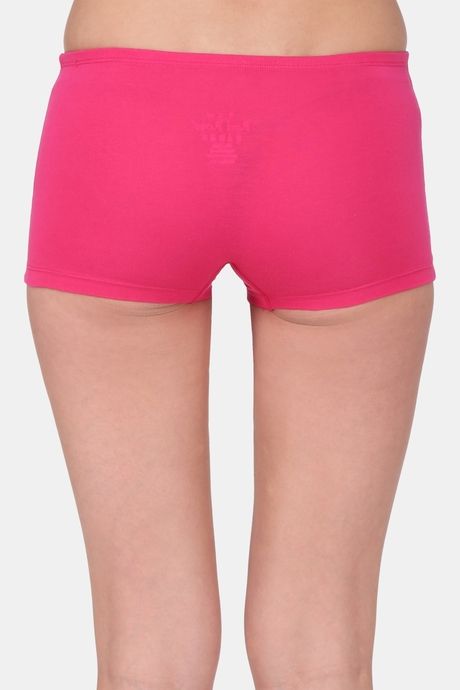 Red Rose Low Rise Full Coverage Boyshort - Pink — image 2