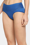 Red Rose Medium Rise Full Coverage Hipster Panty - Blue — thumbnail 4