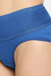 Red Rose Medium Rise Full Coverage Hipster Panty - Blue — thumbnail 5