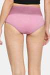 Red Rose Medium Rise Full Coverage Hipster Panty - Pink — thumbnail 2