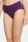 Red Rose Medium Rise Full Coverage Hipster Panty - Purple — thumbnail 3