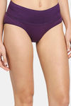 Red Rose Medium Rise Full Coverage Hipster Panty - Purple — thumbnail 4