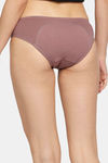 Red Rose Medium Rise Full Coverage Hipster Panty - Brown — thumbnail 2