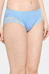 Red Rose Medium Rise Full Coverage Hipster Panty - Blue — thumbnail 3