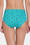Red Rose Medium Rise Full Coverage Tummy Tucker Hipster Panty - Green — thumbnail 2