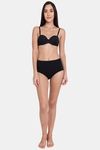 Red Rose Lycra Seamless High Waist Shaper Panty - Black — thumbnail 5