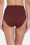Red Rose Lycra Seamless High Waist Shaper Panty - Coffee — thumbnail 2
