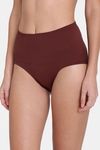 Red Rose Lycra Seamless High Waist Shaper Panty - Coffee — thumbnail 3