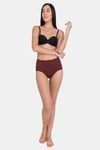 Red Rose Lycra Seamless High Waist Shaper Panty - Coffee — thumbnail 5