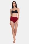 Red Rose Lycra Seamless High Waist Shaper Panty - Maroon — thumbnail 5