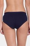 Red Rose Cotton Mid Waist Shaper Panty - Navy — thumbnail 2