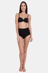 Red Rose Lycra Seamless High Waist Shaper Panty - Black — thumbnail 5