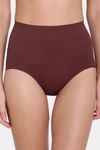 Red Rose Lycra Seamless High Waist Shaper Panty - Coffee — thumbnail 1