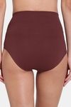 Red Rose Lycra Seamless High Waist Shaper Panty - Coffee — thumbnail 2