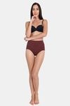 Red Rose Lycra Seamless High Waist Shaper Panty - Coffee — thumbnail 5