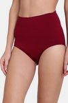 Red Rose Lycra Seamless High Waist Shaper Panty - Maroon — thumbnail 3