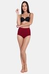 Red Rose Lycra Seamless High Waist Shaper Panty - Maroon — thumbnail 5