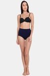 Red Rose Lycra Seamless High Waist Shaper Panty - Navy — thumbnail 5